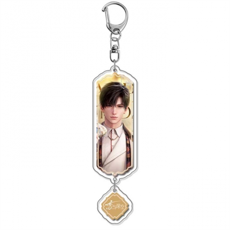 Love and Deepspace Anime acrylic Pendant Key Chain  price for 5 pcs