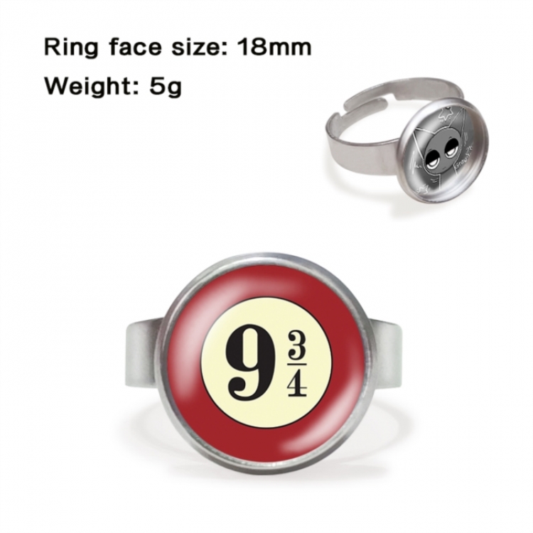 Harry Potter Anime peripheral gemstone ring price for 5 pcs