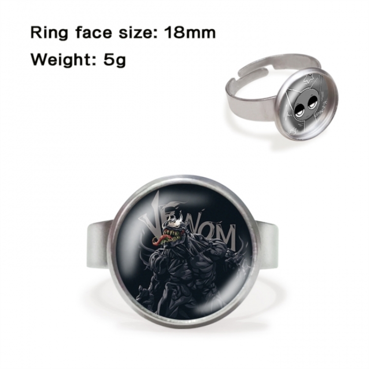 Marvel Anime peripheral gemstone ring price for 5 pcs