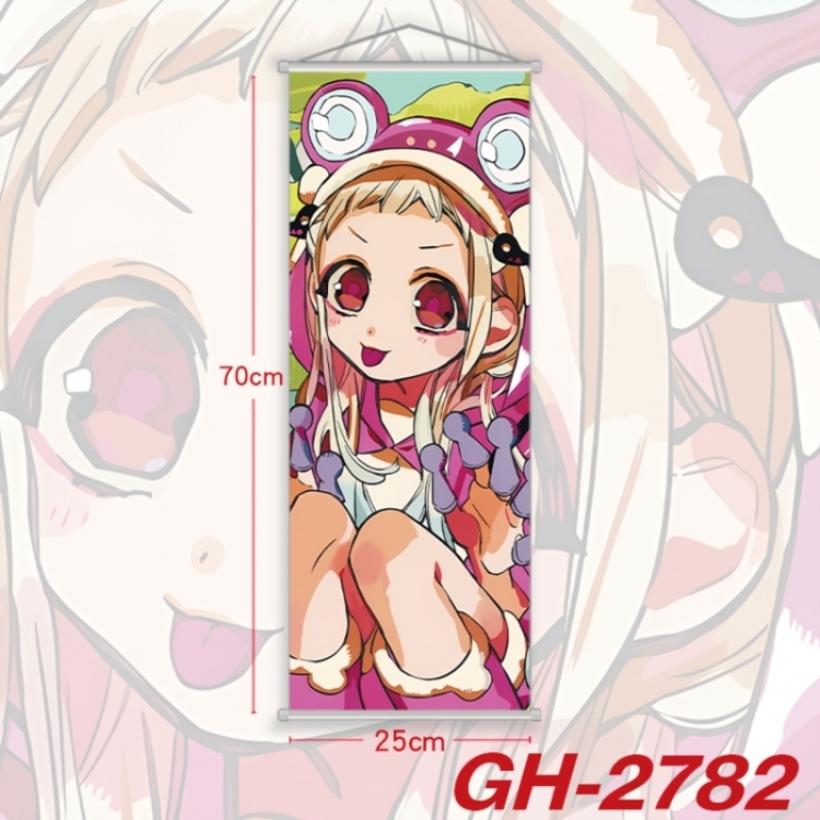 Toilet-bound Hanako-kun Plastic Rod Cloth Small Hanging Canvas Painting Wall Scroll 25x70cm price for 5 pcs