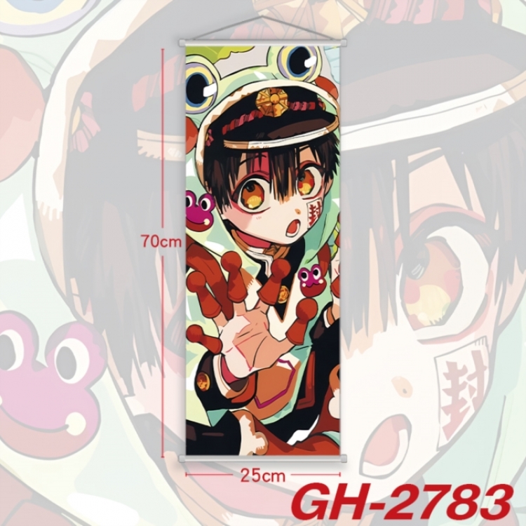 Toilet-bound Hanako-kun Plastic Rod Cloth Small Hanging Canvas Painting Wall Scroll 25x70cm price for 5 pcs