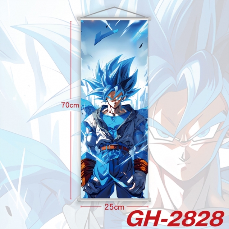 DRAGON BALL Plastic Rod Cloth Small Hanging Canvas Painting Wall Scroll 25x70cm price for 5 pcs