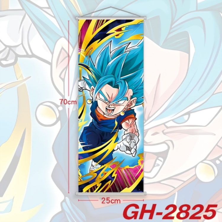 DRAGON BALL Plastic Rod Cloth Small Hanging Canvas Painting Wall Scroll 25x70cm price for 5 pcs