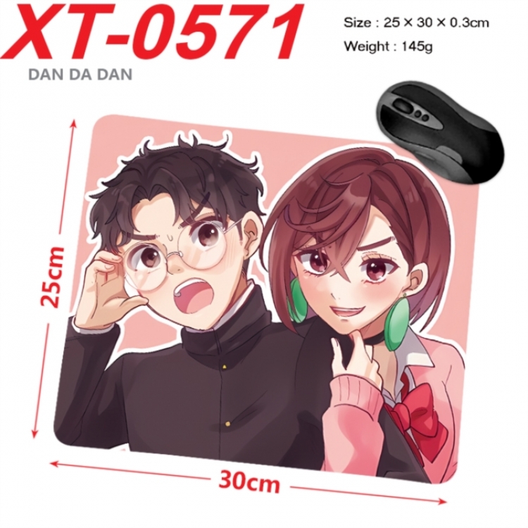 Dandadan Anime peripheral new lock edge mouse pad 25X30cm