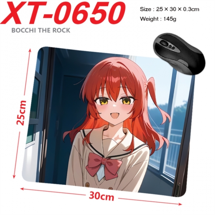 BOCCHI THE ROCK! Anime peripheral new lock edge mouse pad 25X30cm
