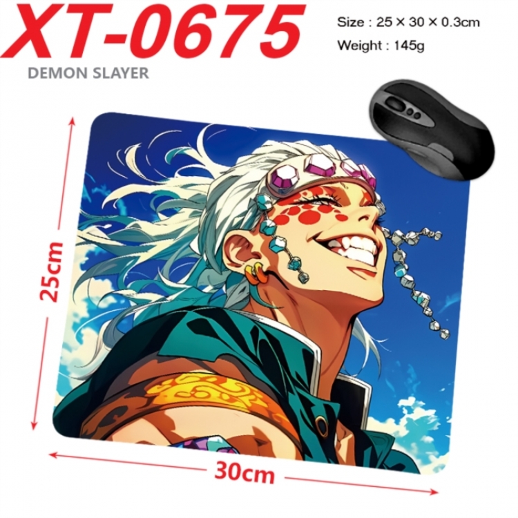 Demon Slayer Kimets Anime peripheral new lock edge mouse pad 25X30cm