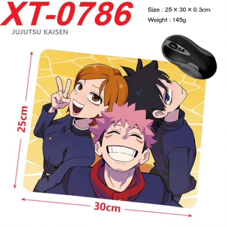 Jujutsu Kaisen Anime peripheral new lock edge mouse pad 25X30cm