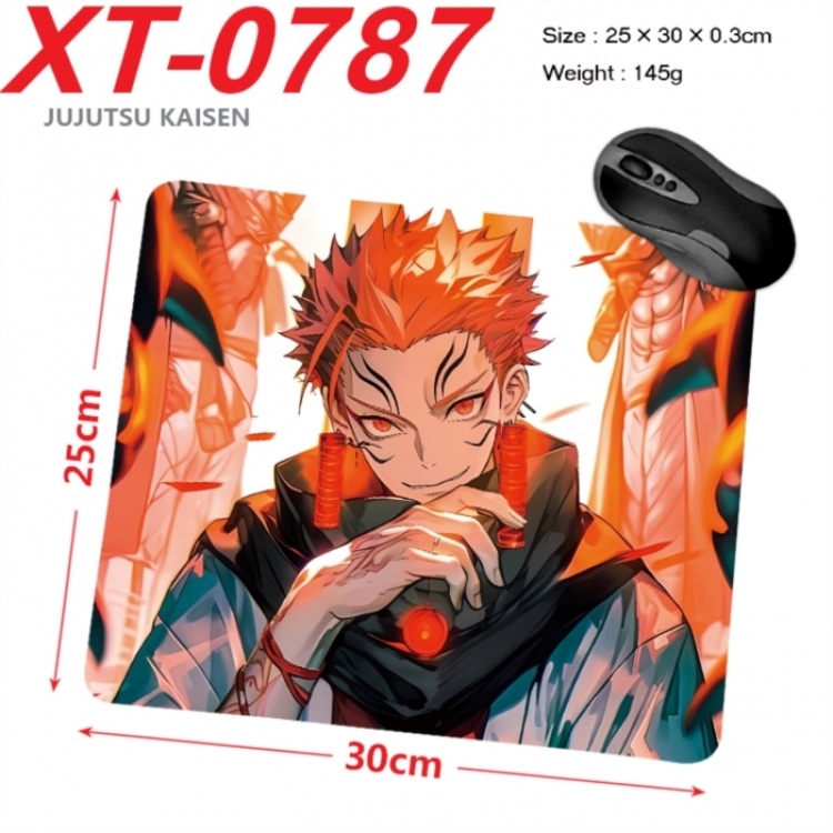 Jujutsu Kaisen Anime peripheral new lock edge mouse pad 25X30cm