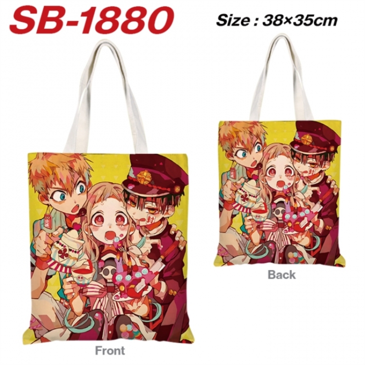 Toilet-bound Hanako-kun Anime Canvas Handheld Shoulder Bag Handbag Shopping Bag 38X35CM SB-1880