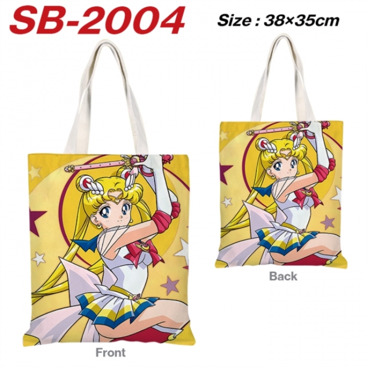 sailormoon Anime Canvas Handheld Shoulder Bag Handbag Shopping Bag 38X35CM