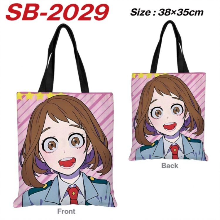 My Hero Academia Anime Canvas Handheld Shoulder Bag Handbag Shopping Bag 38X35CM