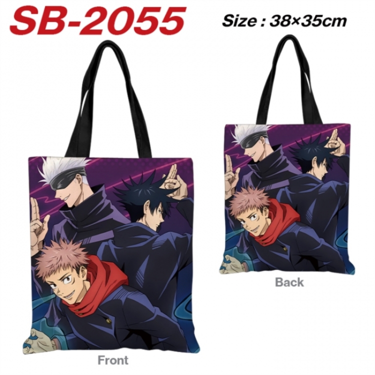 Jujutsu Kaisen Anime Canvas Handheld Shoulder Bag Handbag Shopping Bag 38X35CM