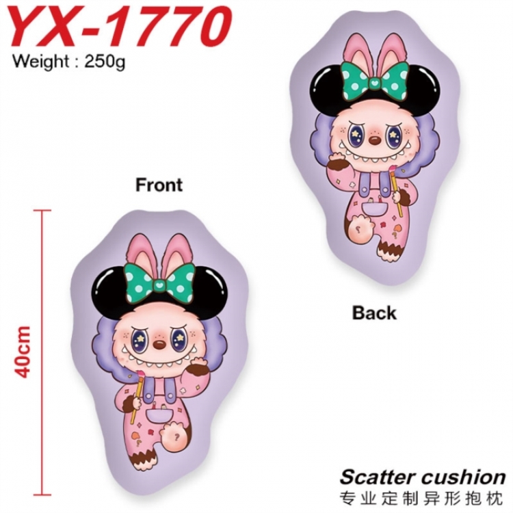 LABUBU Crystal plush shaped plush doll pillows and cushions 40CM