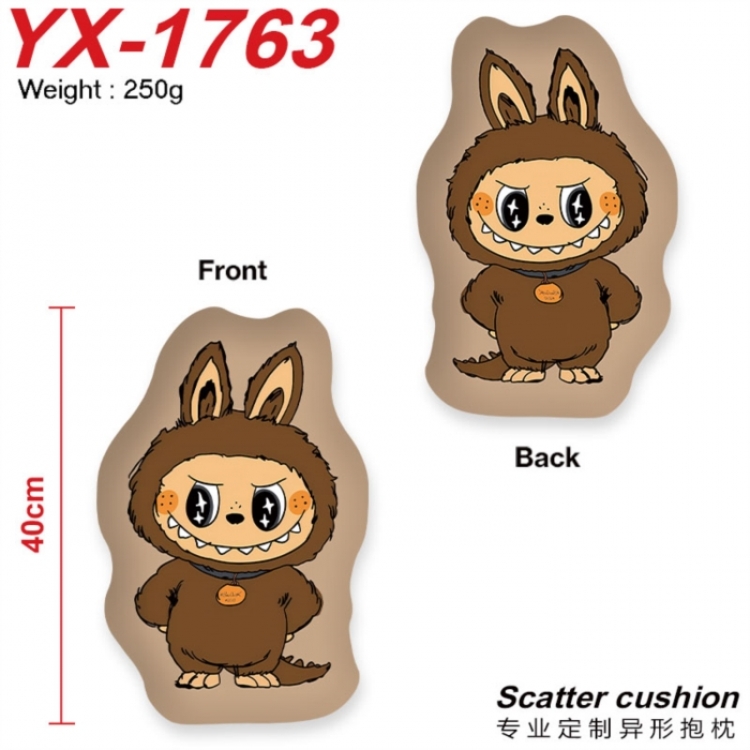 LABUBU Crystal plush shaped plush doll pillows and cushions 40CM