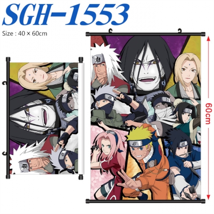 Naruto Anime digital printed pole style hanging picture Wall Scroll 40x60cm