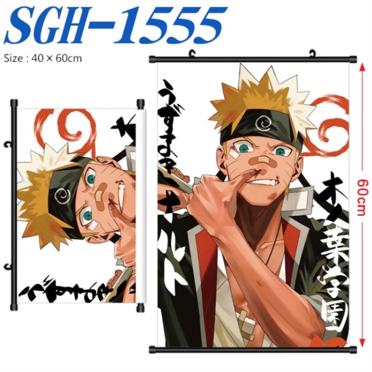 Naruto Anime digital printed pole style hanging picture Wall Scroll 40x60cm