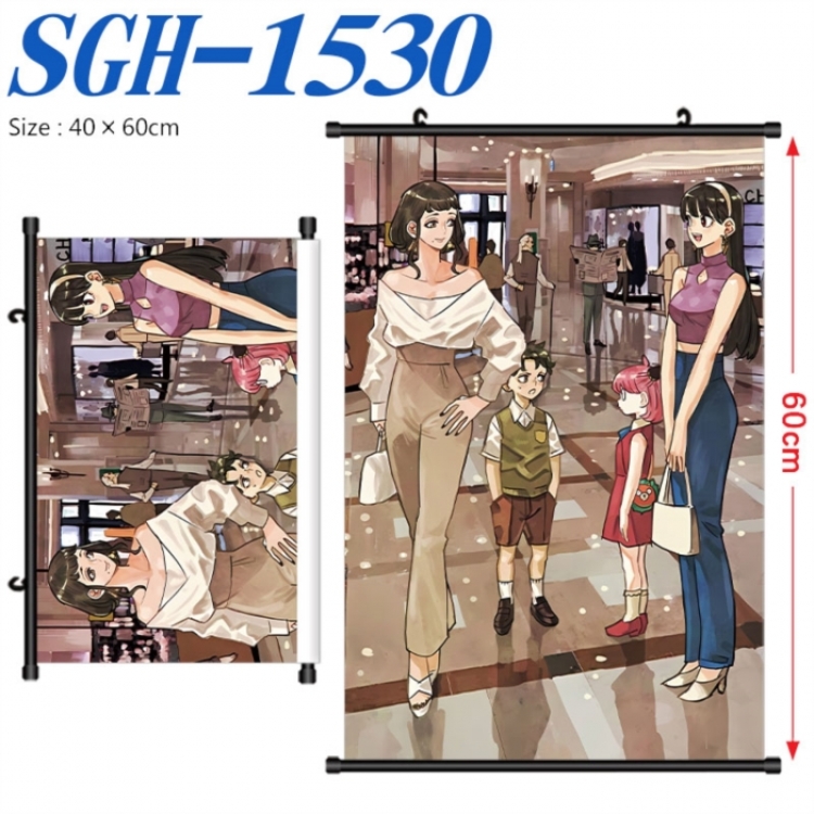 SPY×FAMILY Anime digital printed pole style hanging picture Wall Scroll 40x60cm SGH-1530
