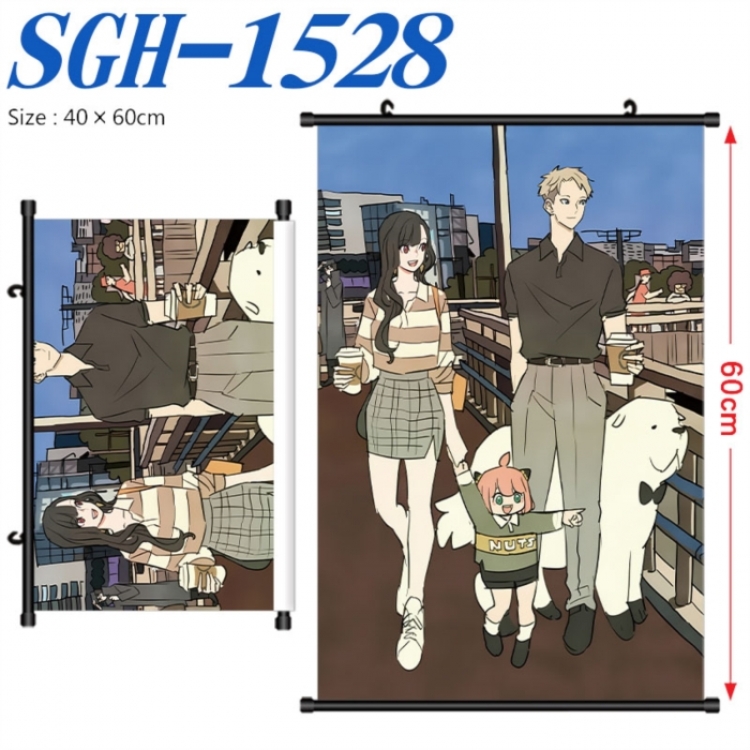 SPY×FAMILY Anime digital printed pole style hanging picture Wall Scroll 40x60cm SGH-1528