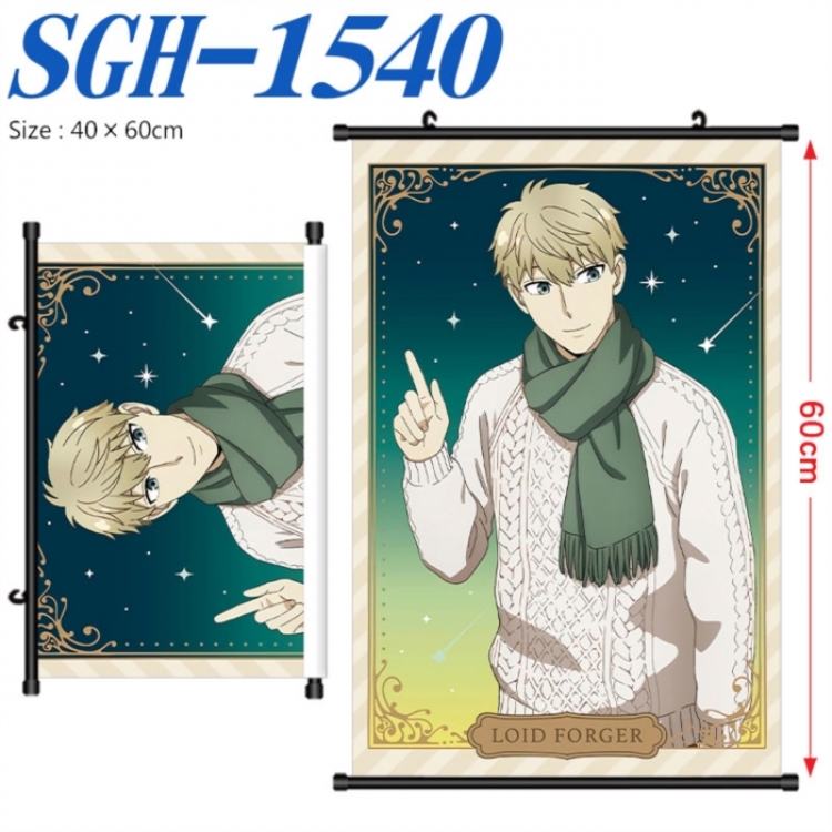 SPY×FAMILY Anime digital printed pole style hanging picture Wall Scroll 40x60cm SGH-1540