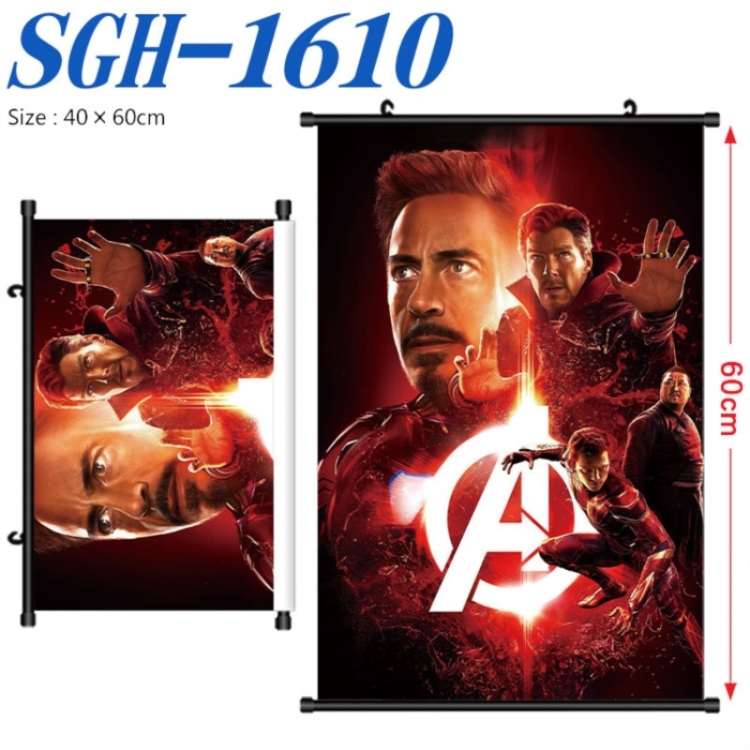 Marvel Anime digital printed pole style hanging picture Wall Scroll 40x60cm SGH-1610