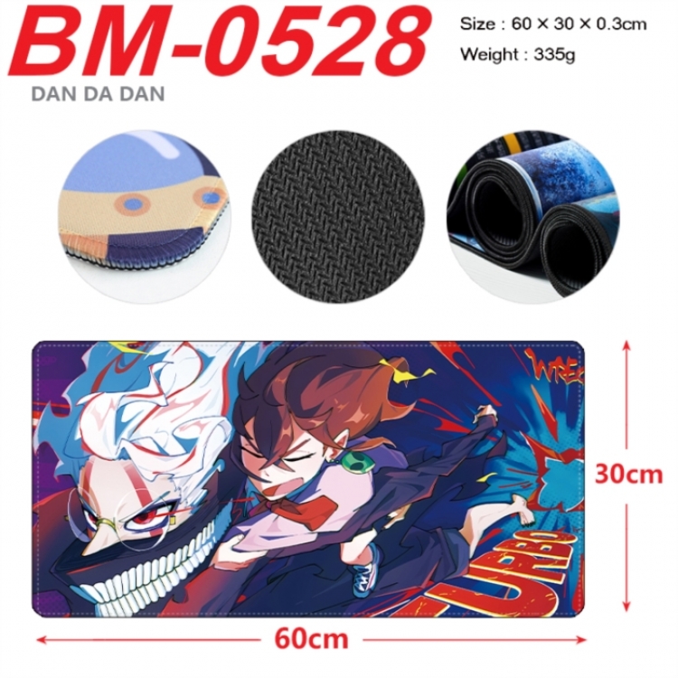 Dandadan Anime peripheral lock edge mouse pad 60X30cm