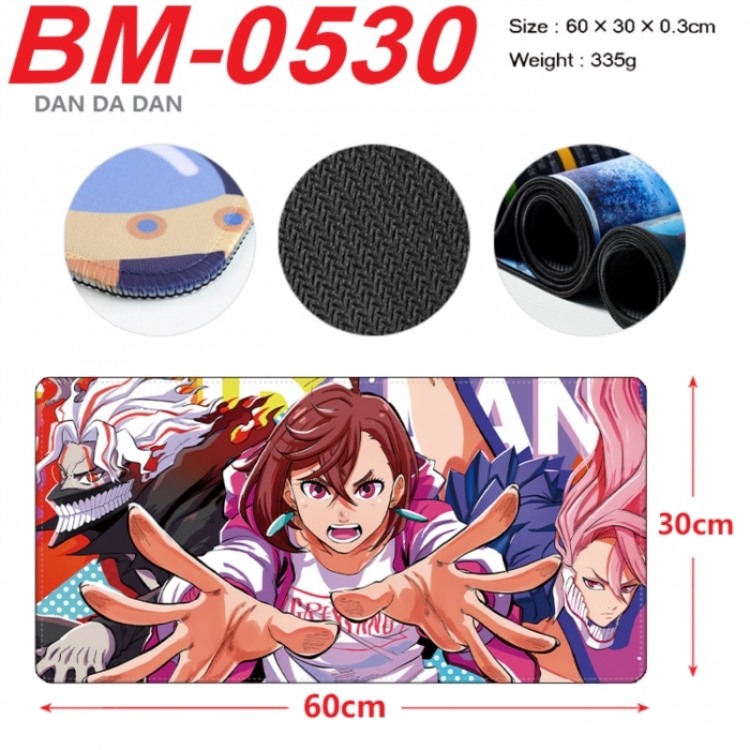 Dandadan Anime peripheral lock edge mouse pad 60X30cm