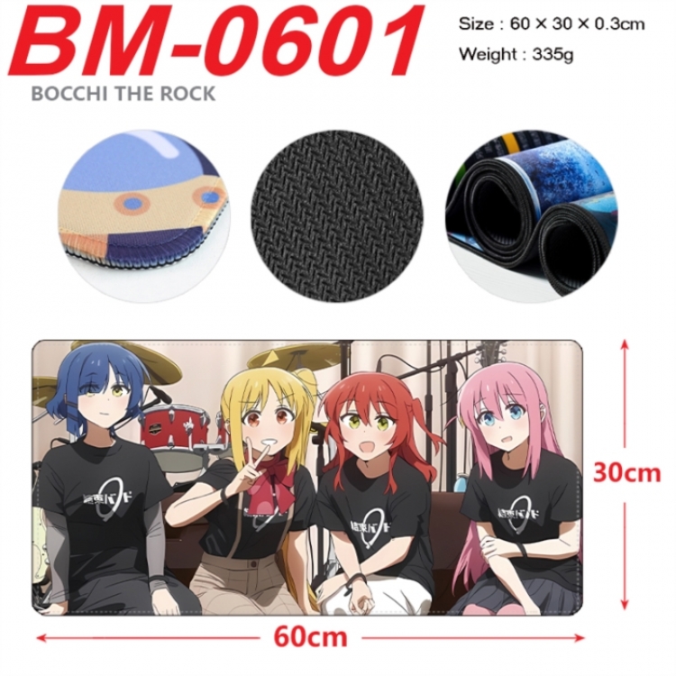 BOCCHI THE ROCK! Anime peripheral lock edge mouse pad 60X30cm