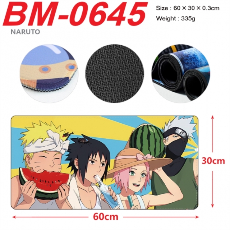Naruto Anime peripheral lock edge mouse pad 60X30cm