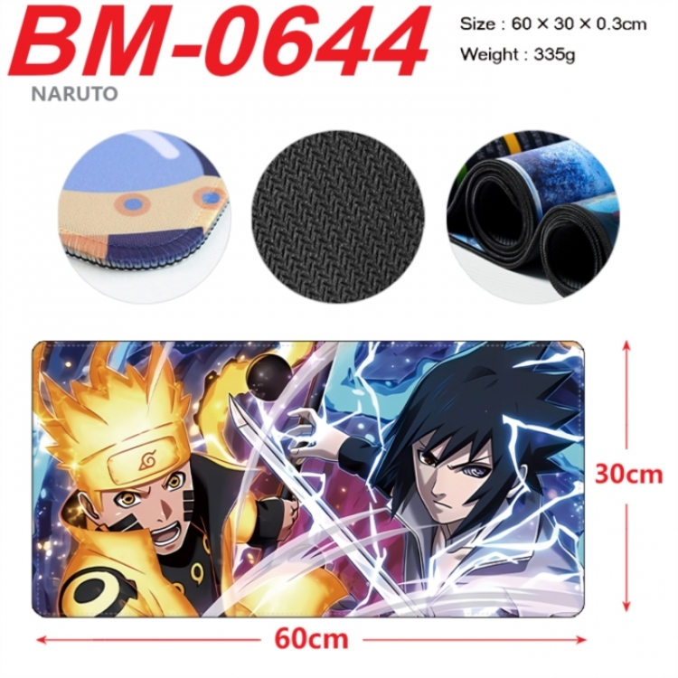 Naruto Anime peripheral lock edge mouse pad 60X30cm