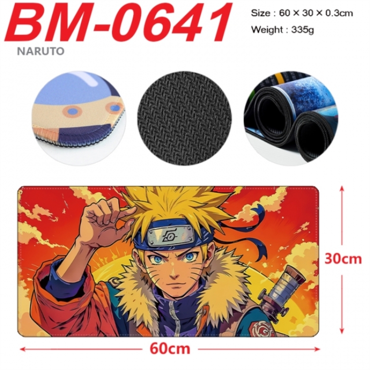 Naruto Anime peripheral lock edge mouse pad 60X30cm