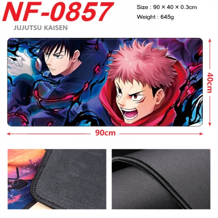 Jujutsu Kaisen Anime peripheral lock edge mouse pad 90X40cm