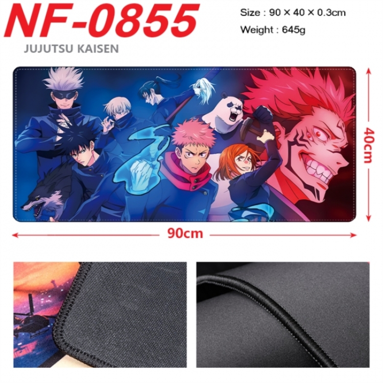 Jujutsu Kaisen Anime peripheral lock edge mouse pad 90X40cm