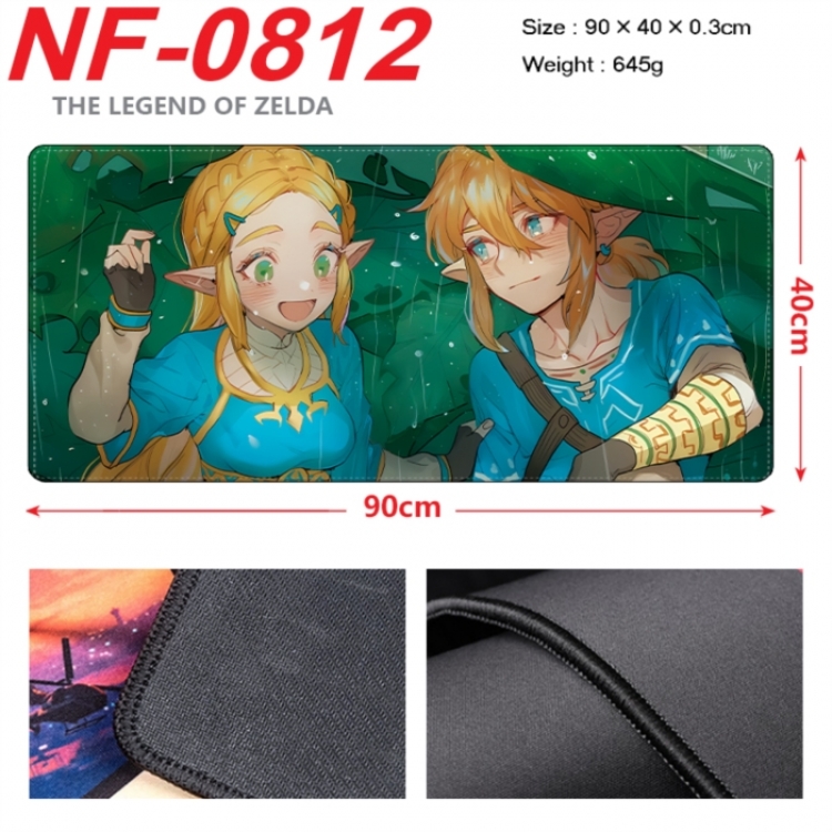 The Legend of Zelda Anime peripheral lock edge mouse pad 90X40cm