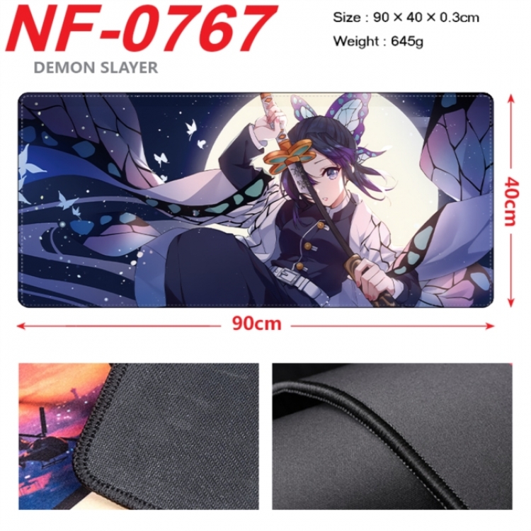 Demon Slayer Kimets Anime peripheral lock edge mouse pad 90X40cm