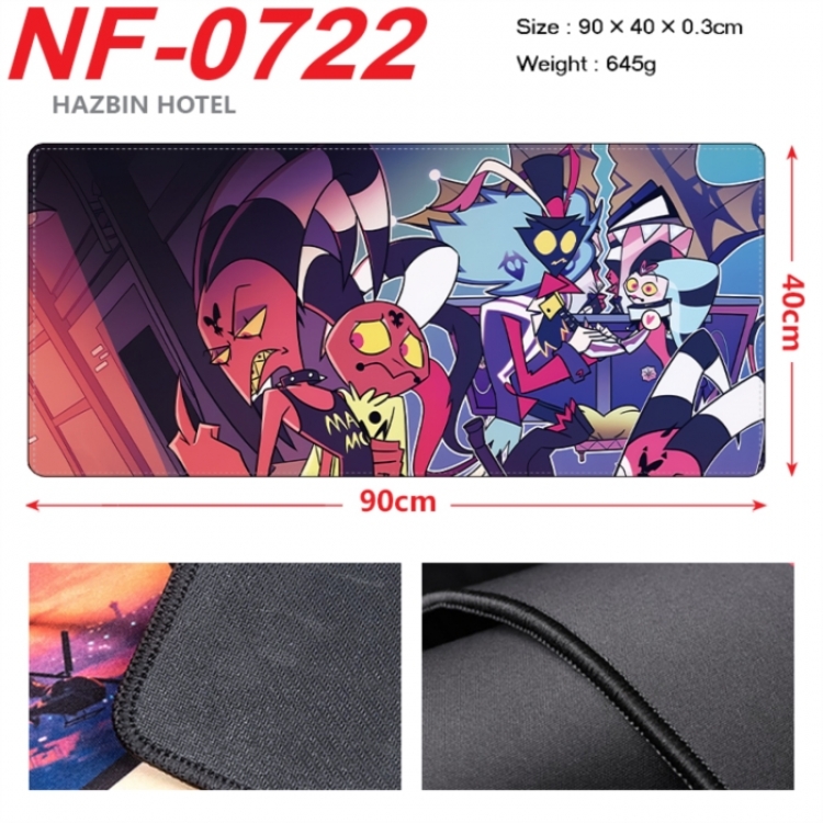 Hazbin Hotel Anime peripheral lock edge mouse pad 90X40cm