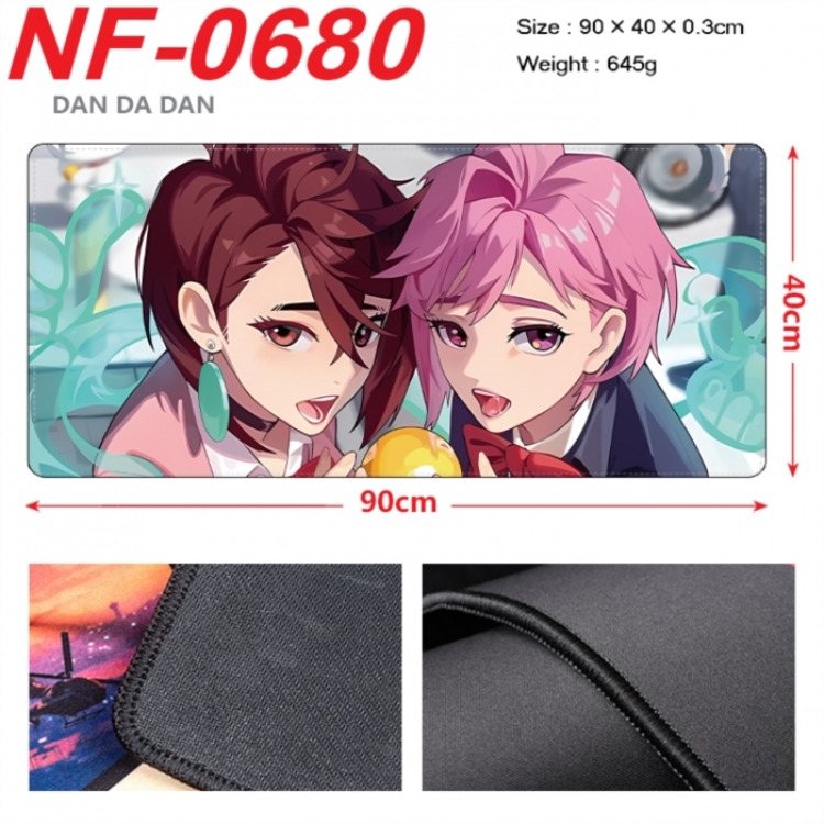 Dandadan Anime peripheral lock edge mouse pad 90X40cm