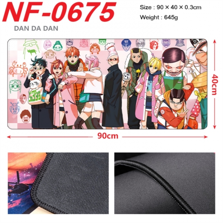 Dandadan Anime peripheral lock edge mouse pad 90X40cm