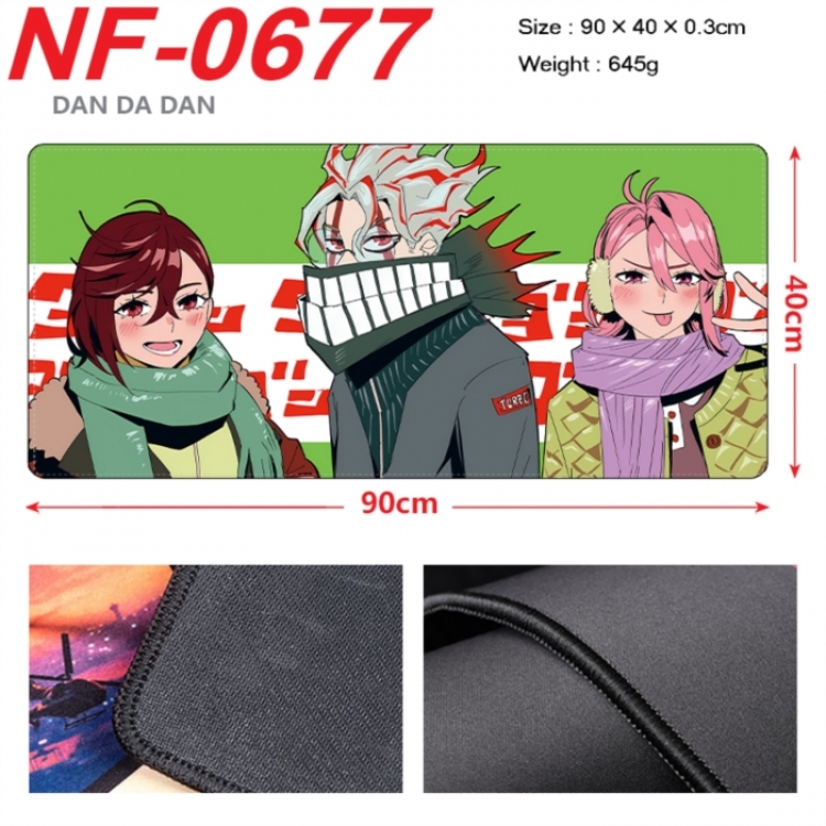 Dandadan Anime peripheral lock edge mouse pad 90X40cm