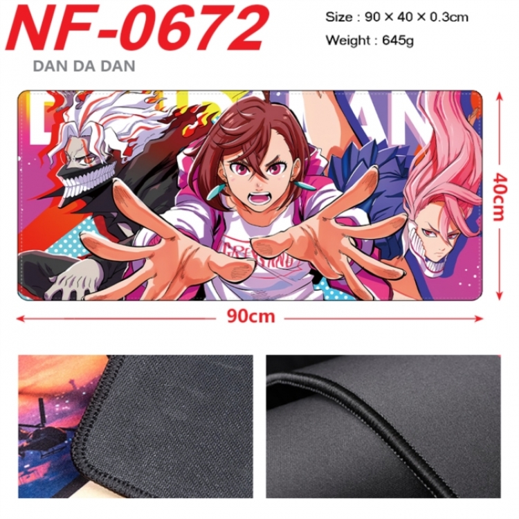 Dandadan Anime peripheral lock edge mouse pad 90X40cm
