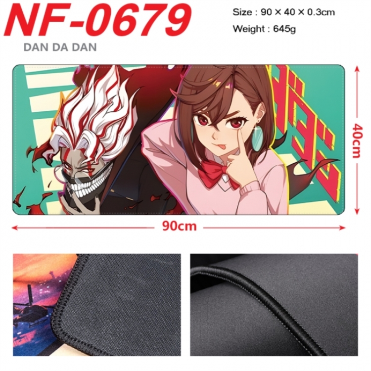 Dandadan Anime peripheral lock edge mouse pad 90X40cm