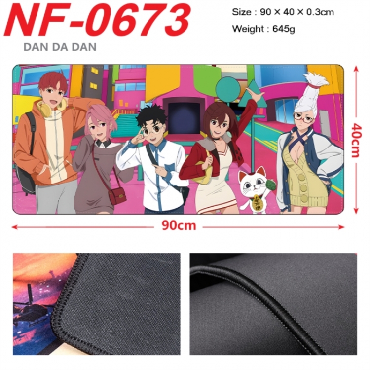 Dandadan Anime peripheral lock edge mouse pad 90X40cm