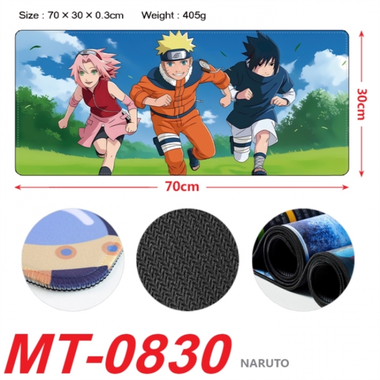 Naruto Anime peripheral lock edge mouse pad 70X30cm