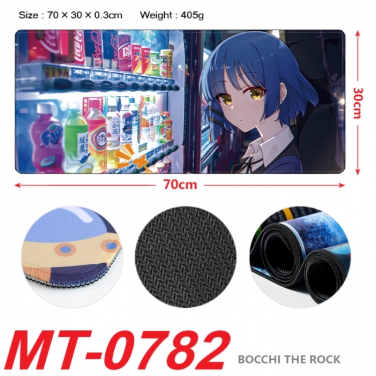 BOCCHI THE ROCK! Anime peripheral lock edge mouse pad 70X30cm