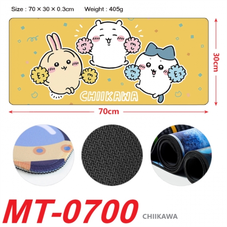 Chiikawa Anime peripheral lock edge mouse pad 70X30cm