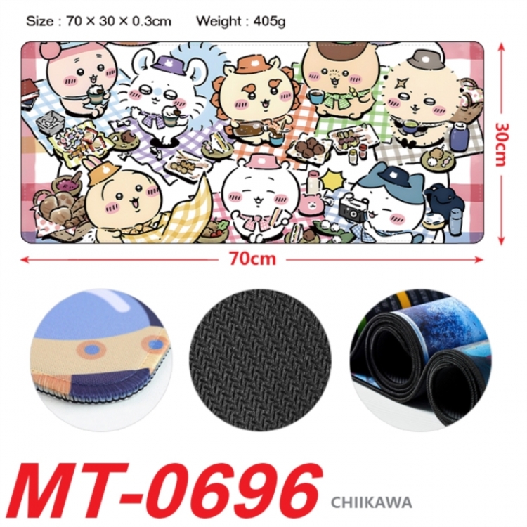 Chiikawa Anime peripheral lock edge mouse pad 70X30cm
