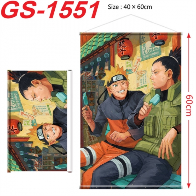 Naruto Anime digital printing hanging rope hanging Wall Scroll 40x60cm