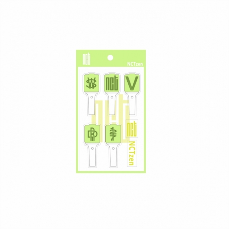 NCT PVC transparent decal creative sticker 10X17CM price for 10 pcs