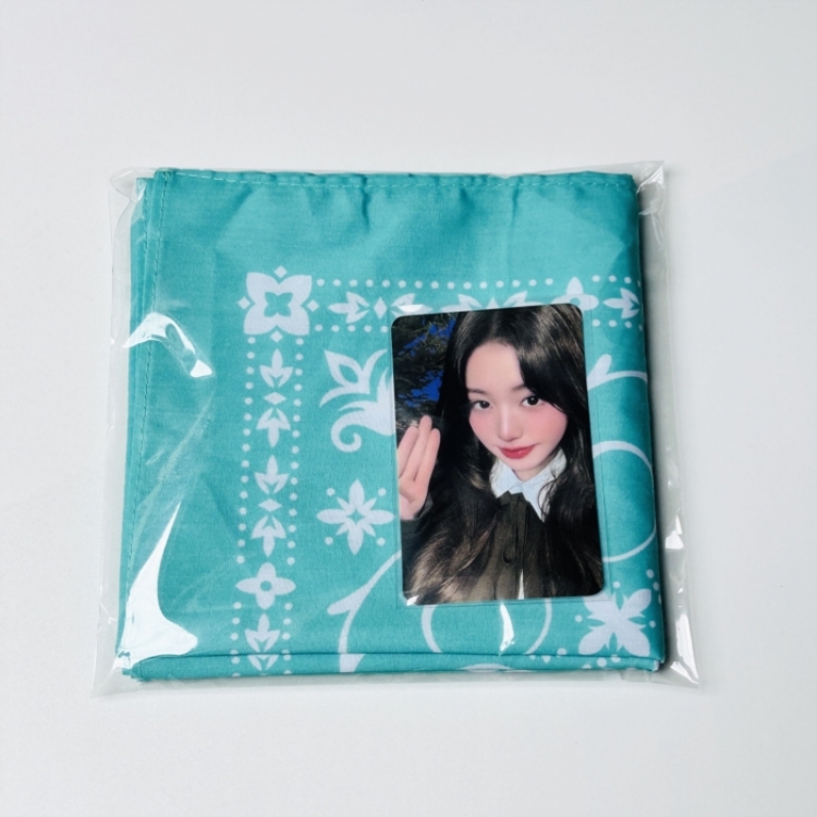 IVE Zhang Yuanying FC silk scarf decorative headscarf foldable 60X60cm