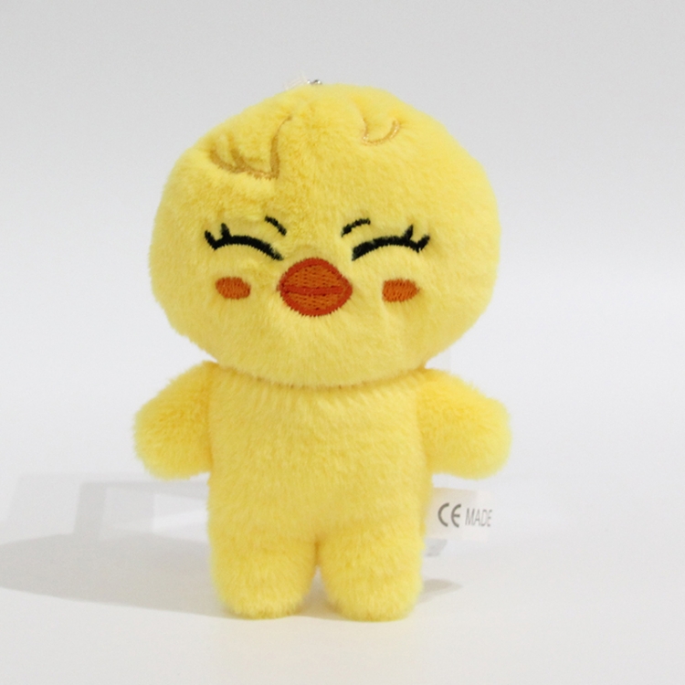 Naked wandering emoji Little rabbit fur+PP cotton plush toy pendant 12x8x5cm price for 5 pcs