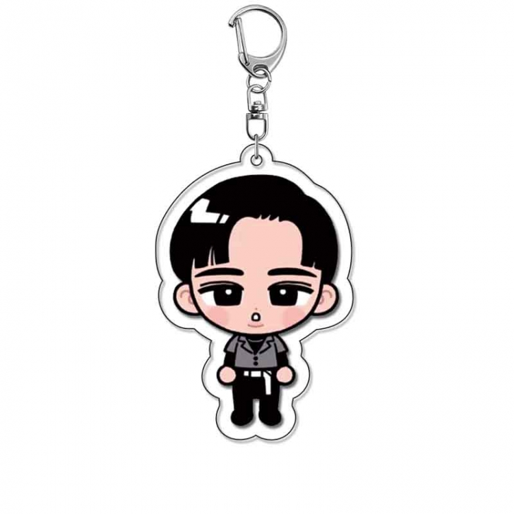 snow man Anime Acrylic Keychain Charm price for 5 pcs